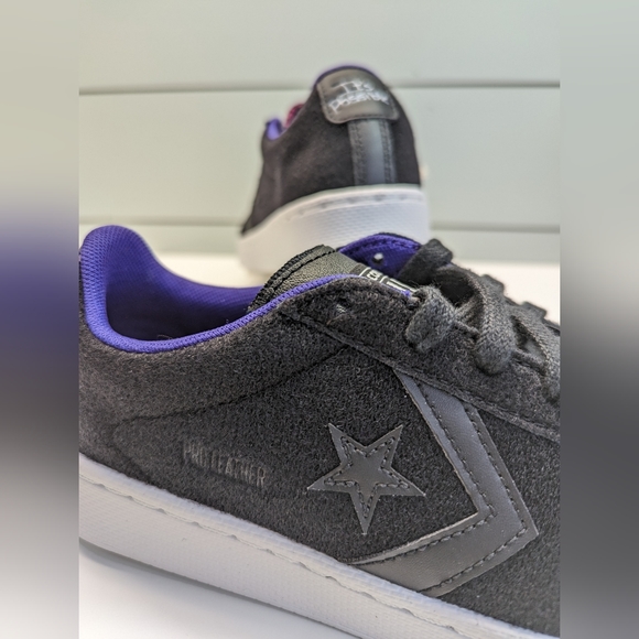 Converse Pro Leather Low It's Possible A01649C Black Tennis shoes size Women's 7 - Picture 2 of 9